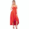 Chilirose - Cr 3716 Babydoll Long Rouge L/Xl